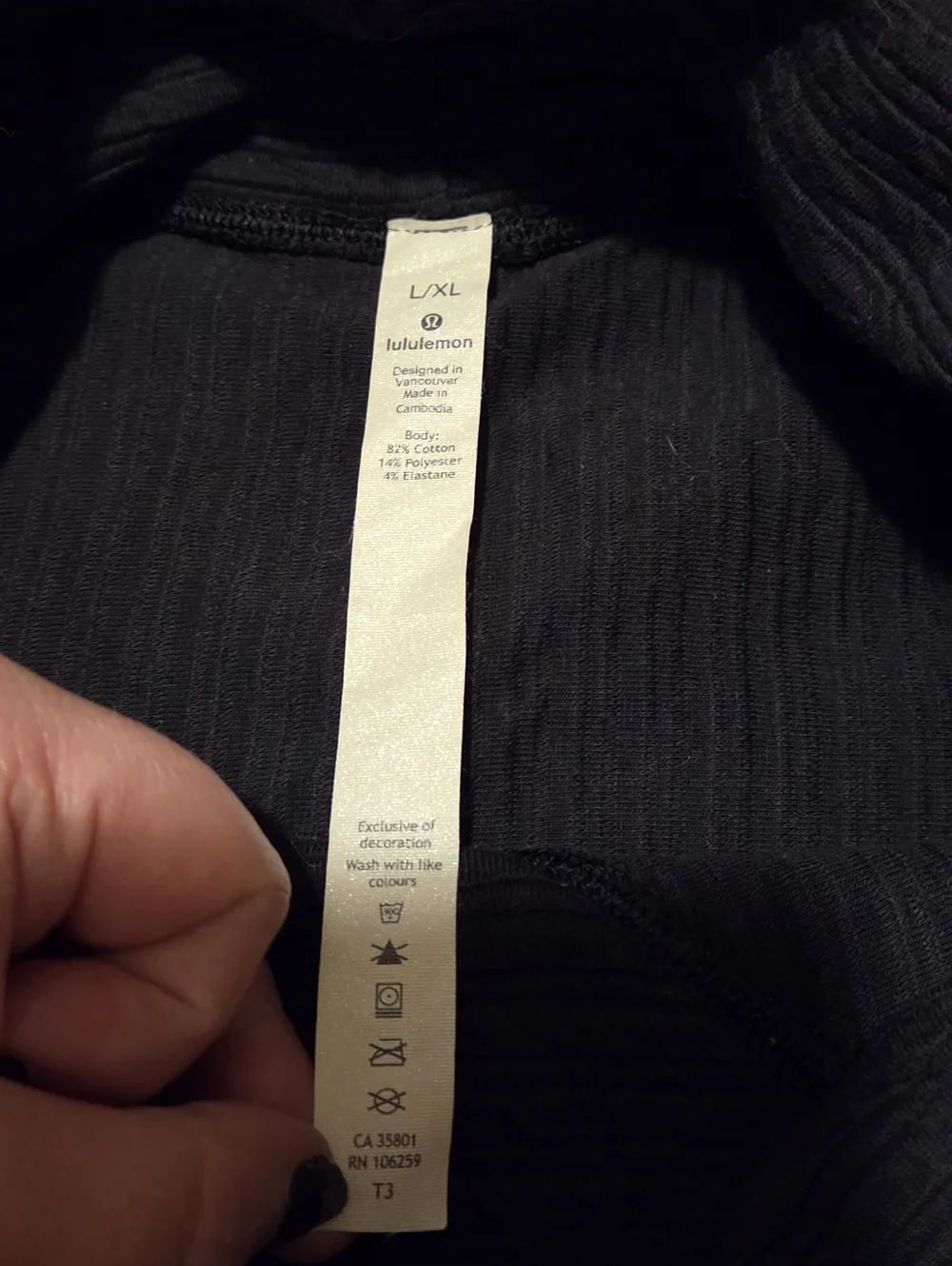 Women’s L/XL Navy Blue Lululemon Retreat Yourself Pullover
